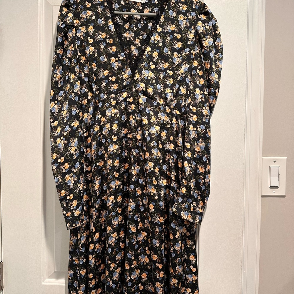 Floral Long Sleeve Dress